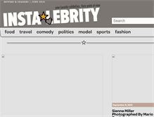 Tablet Screenshot of instalebrity.com